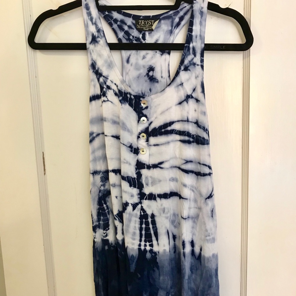 Tye Dye blue tank